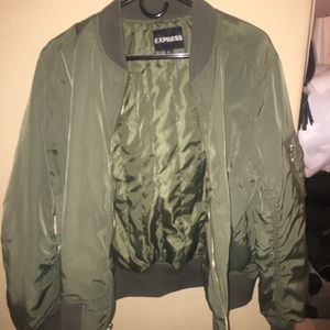 Green Bomber Jacket